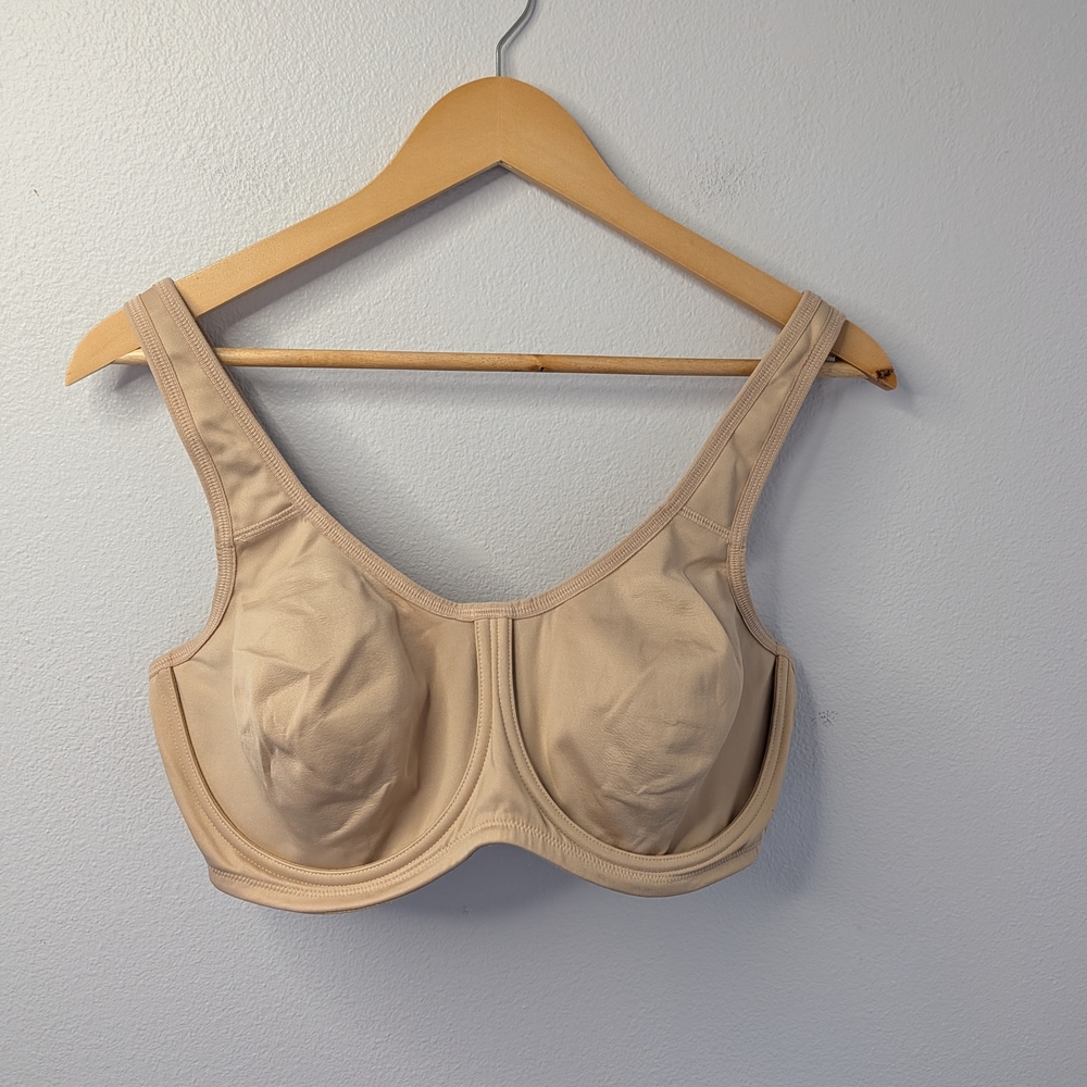 Felina 40DD Nude Beige‎ Underwire Full Coverage Bra Supportive Minimizer